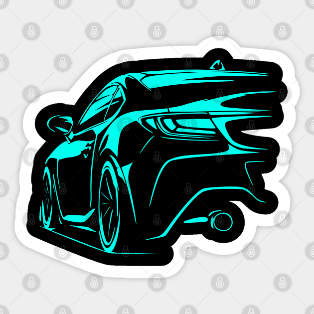 JDM Tuning & Drift Car GR86 Fan Sticker by Automotive Apparel & Accessoires